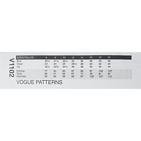 VOGUE Misses' Dress Party Andreakatzobjects Sewing Pattern V1102 Size 6 8 10 12 - Picture 3 of 4